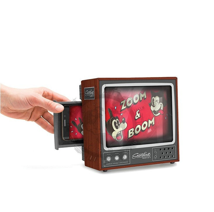 DIY retro TV smart phone magnifying glass mobile phone mini TV