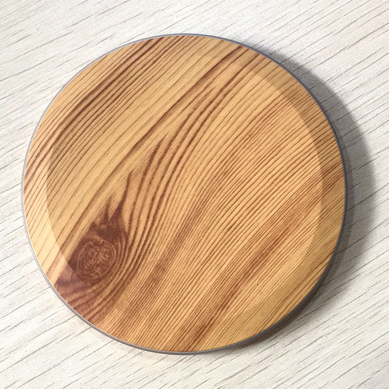 Wood Grain Fast Charge Wireless Charger Base