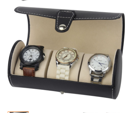 3 cylinder watch box spot wholesale leather watch box watch storage box watch box