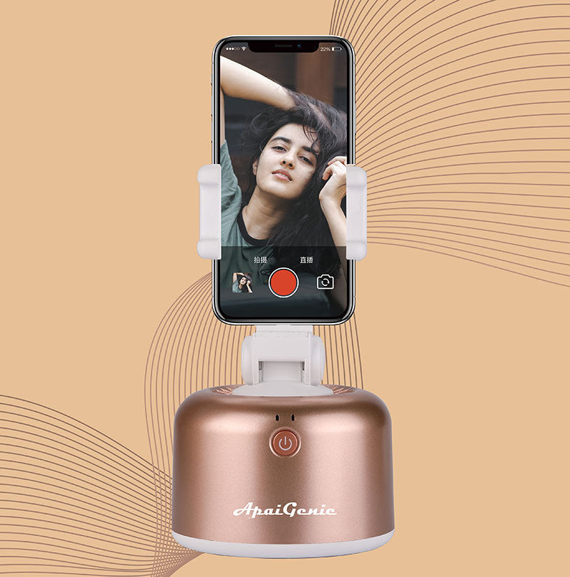 Love With The Second-Generation Upgrade 360 Smart Follow-Up Ptz Aai Genie 2 Mobile Phone Stabilizer Live Selfie