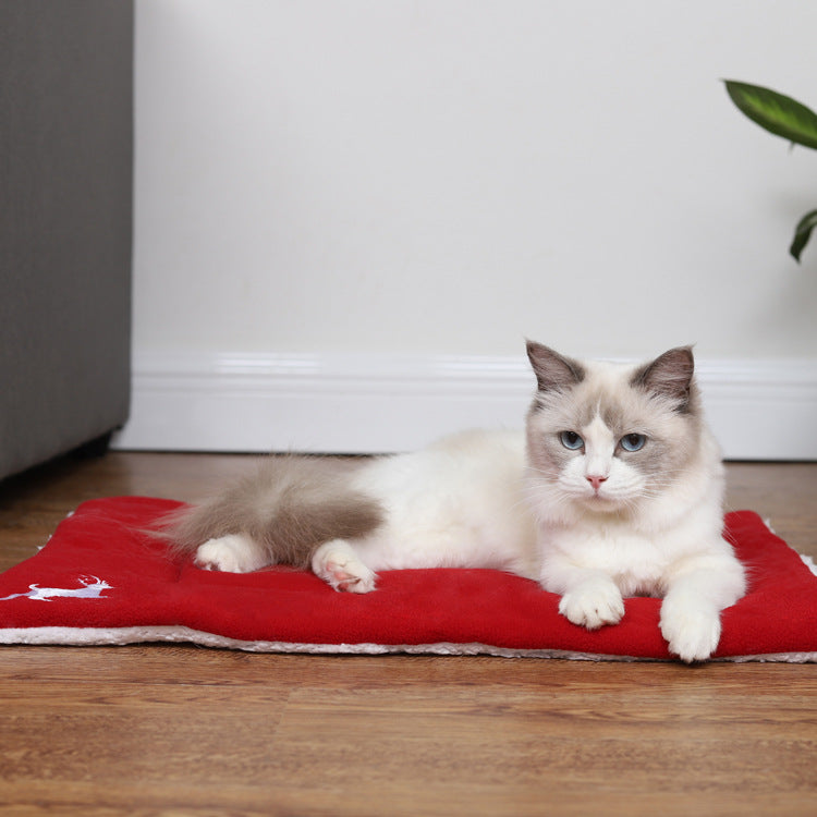 Christmas Pet Mat Super Soft Dog Mat For Christmas