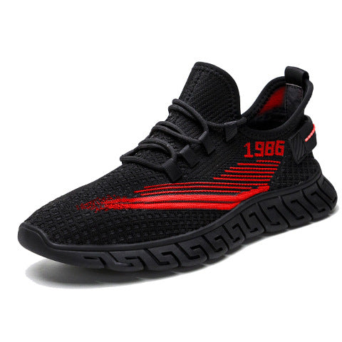 Flying Woven Breathable Running Men's Sports Shoes