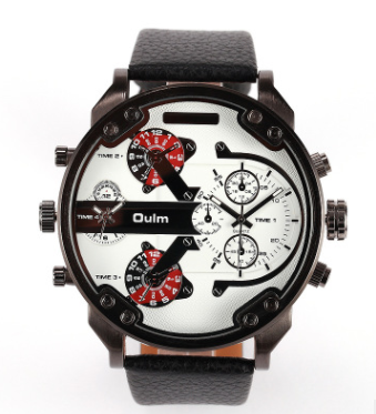 Ou Lei Boys Big Plate Watch Quartz Belt Watch Big Disc Popular Watch