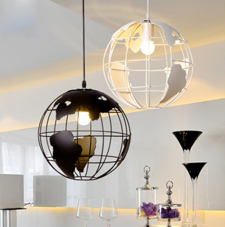 Globe Pendant Light – Earth Globe Lamp