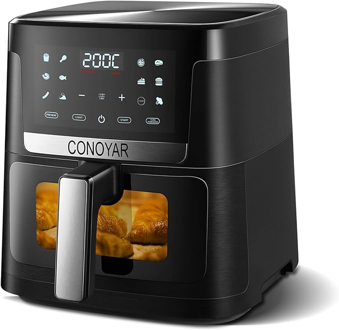 Air Fryer 7L with Window CONOYAR  with automatic shut off