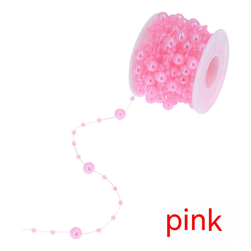 Starry Pearl Plastic Fishing Line Beads String