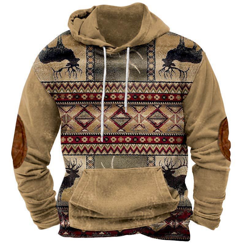 Digital Printing Men's Street Sports Hoodie