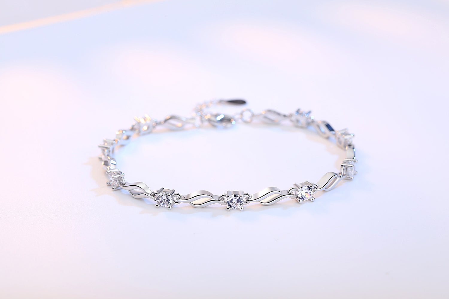 Diamond Crystal Love Bracelet