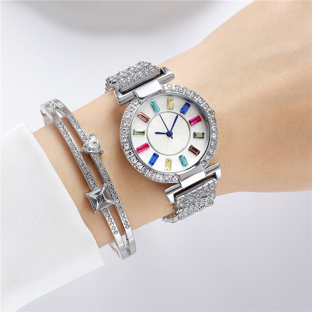 New Big Colorful Crystals Women's Watch