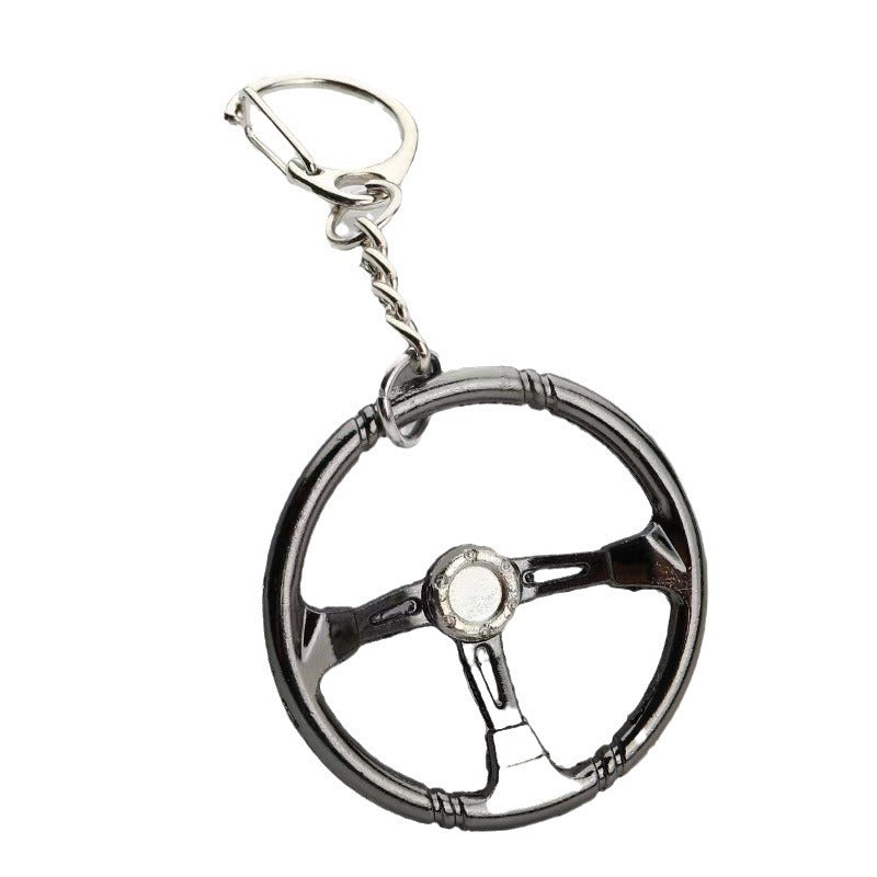 Racing Steering Wheel Cool Modification Car Key Ring