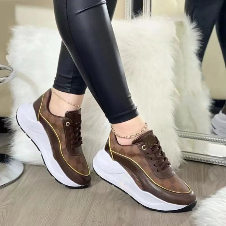 Female Fashion Casual Thick-soled Sports Shoes