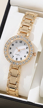 Women's Diamond Quartz Watch Trendy All-match